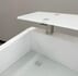 Modern High Gloss White Curved Reception Desk