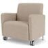 Ravenna 500 lbs Bariatric Guest Chair w/ Casters in Upgrade Fabric or Healthcare Vinyl