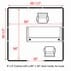 8' x 8' x 7'H Clear Glass Modular Office w/ Black Frame - Starter Cubicle