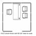 9' x 9' x 7'H Tall White Laminate Modular Office - Starter Cubicle