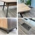 8'W Contrasts Rustic 5-Piece Desk Package
