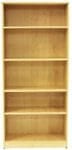 Maple 5-Shelf Bookcase
