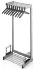 2' Wide 8 Hanger New Generation Floor Rack with Boot, Hat & Umbrella Holder