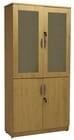 Maple Glass Door Wall Unit