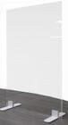 24" x 36" Clear Acrylic Adjustable Desk Top Safety Barrier - IN STOCK!
