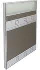 30&quotW x 48&quotH Double Raceway Office Panel w/Glass Window