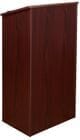 Non-Sound Lectern in Mahogany Laminate