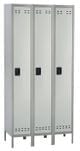 Heavy Duty Steel 3-Person 78&quotH Single Tier Locker Set
