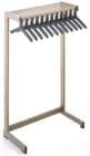 3' Wide 12 Hanger Value Floor Rack