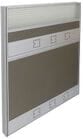 36&quotW x 48&quotH Double Raceway Office Panel w/Glass Window
