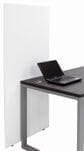 White Laminate Washable Office Panel Series - 24&quotW x 60&quotH Panel - IN STOCK!