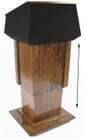 Height Adjustable Presidential Podium