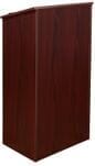 Non-Sound Lectern in Mahogany Laminate
