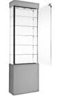24&quotW Display Case with Locking Storage Base