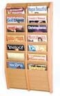 14 Magazine Pocket Wall Rack