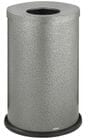 Steel Open Top  35 Gallon Trash Receptacle w/Speckle Finish