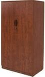 Cherry Laminate 66&quotH 2-Door Locking Storage Cabinet