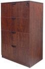 Cherry Laminate 4-Drawer Lateral File