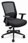 300 Lbs. Cap. 24/7 Rated Ergonomic Mesh Task Chair in Black