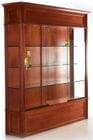 75&quotW Wood Veneer Traditional Display Case