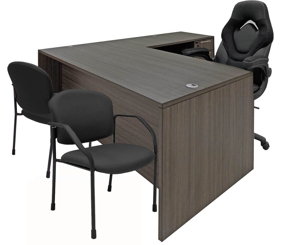 Office Desk & Chair Set for 8' x 8' Office