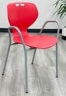 Figure 8 Stack Chair w/ Arms - 300 Lbs. Capacity