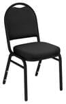 Dome Back Fabric Stack Chair