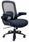 500 Lbs. Capacity Large Person Mesh Desk Chair with Flip Up Arms