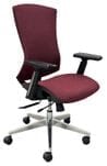 Ergonomic Adjustable Flex-Back Fabric Chair w/ Seat Slide