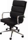 Leather Soft Pad High Back Chair 
