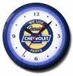 Chevy Parts Neon Clock, Chevy Bow Tie, 20 Inch