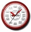Corvette Cars Neon Clock, High Quality