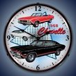 1968 Chevelle Wall Clock, LED Lighted