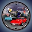 1968 Corvette LED Lighted Clock