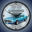 1968 SS Camaro Wall Clock, LED Lighted