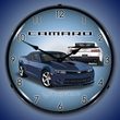 2014 SS Camaro Blue Ray Wall Clock, LED Lighted