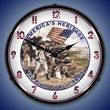 America's Heritage Wall Clock, LED Lighted