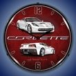 C7 Corvette LED Lighted Clock - Artic White