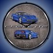 C7 Corvette LED Lighted Clock - Laguna Blue