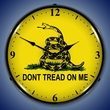 Don�t Tread On Me Wall Clock, LED Lighted