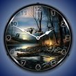 Evening Glow Wall Clock, LED Lighted
