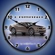 G5 Camaro Wall Clock, LED Lighted, Cyber Grey