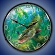 In The Thick of It Muskie Wall Clock, LED Lighted