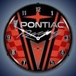 Pontiac Racing LED Lighted Clock