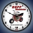 Rupp Roadster Minibike Wall Clock, LED Lighted