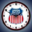 Union Pacific Railroad Wall Clock, LED Lighted