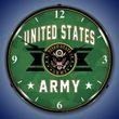 United States Army Wall Clock, LED Lighted