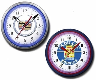 Cadillac Neon Clocks, 20 Inch, High Quality