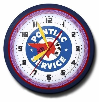 Parts and Services Theme Neon Clocks: High Quality