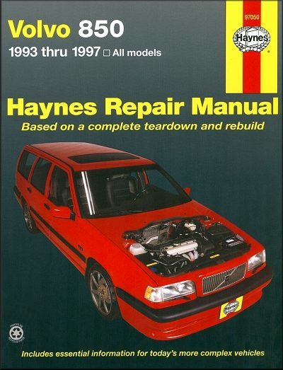 Volvo 850 Repair Service Manual 1993-1997 - Haynes 97050